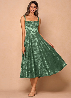 Sylvie Eucalyptus Midi Dress image4