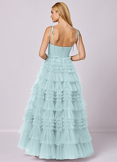 Barbie ♥ Azazie Bridesmaid Dresses Mist A-Line Sweetheart Neckline Tulle Dress image5