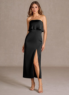 Fina Black Midi Dress image5