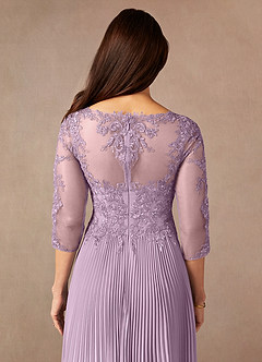 Azazie Corinne Mother of the Bride Dresses Wisteria A-Line Sequins Chiffon Dress image7