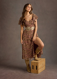 front Western Stretch Corset Belt