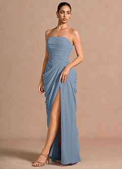 Kaavia Dusty Blue Maxi Dress image4