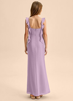 Azazie Jessamine Junior Klä av Sjöjungfru i Chiffong Älskling Halsringning image2