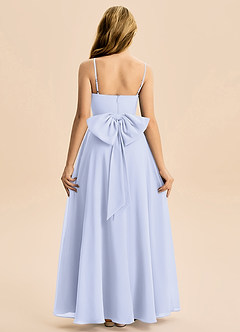 Azazie Bear Junior Lavender A-Line Pleated Chiffon Dress image2