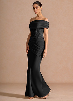 Ellora Black Maxi Dress Azazie — free download