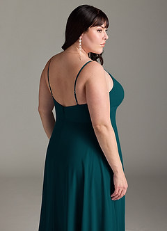Azazie Akita Bridesmaid Dresses Pine A-Line Chiffon Dress image11