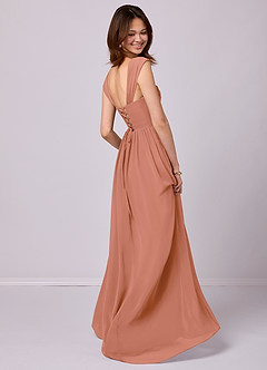 Barbie ♥ Azazie Bridesmaid Dresses MAI TAI A-Line Corset Chiffon Dress image4