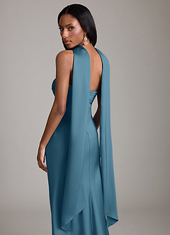 Azazie Saylor Jurken voor bruidsmeisjes Jurk van Stretch Satijn met Zeemeermin Strapless Bermuda image7