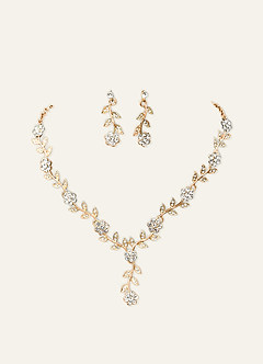 front Floral Vine Jewelry Set