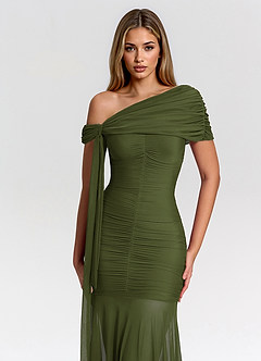 Valeraine Olive Maxi Dress image4