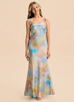 front Azazie Ellie Junior Formal Dress