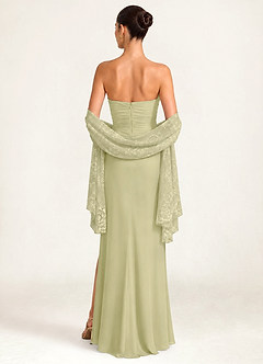 front Sciarpa in chiffon con motivo floreale a effetto bruciato