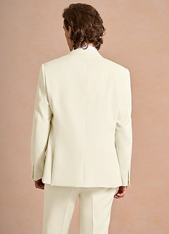 front James Ivory Structured Stretch Suit Jacket