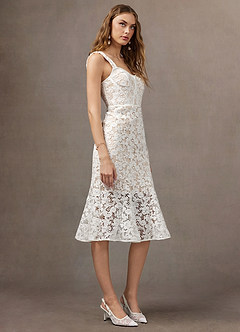 Candace White Midi Dress image5