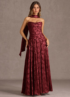 Kleid Gabriela Wein image3