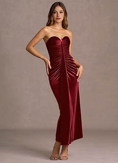 Mackenzie Merlot Maxi Dress image4