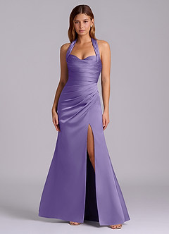 Azazie Destiny Robes de demoiselle d'honneur Robe Sirène en Satin extensible Encolure en Forme de Cœur Tahiti image4