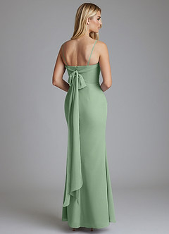 Azazie Solstice Final Sale Matcha Mermaid Strapless Chiffon Convertible Dress image18