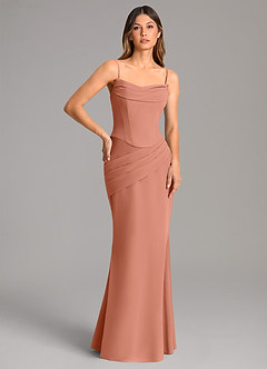 Azazie Sorrel Bridesmaid Dresses MAI TAI Mermaid Corset Chiffon Dress image2