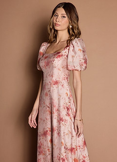 Marielle Apricot Multi Maxi Dress image6
