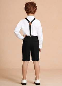 front Oliver Negro Conjunto de 4 piezas de pantalones cortos para niño