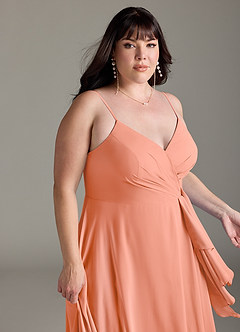 Azazie Akita Bridesmaid Dresses Sunset A-Line Chiffon Dress image10