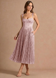 Isonelle Pink Midi Dress image4