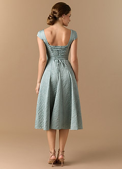 Emeline Antique Teal Midi Dress image2