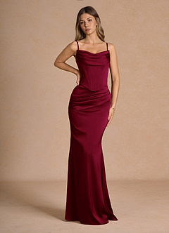 Sorrel Merlot Corset Two-Piece Sets image5