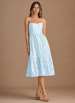 Kleid Jeanne Hellblau image4