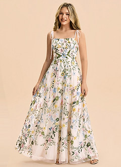 front Azazie Bridget Junior Formal Dress