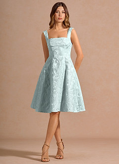 french blue color dress French Connection Cameron Dress in Chalk Blue