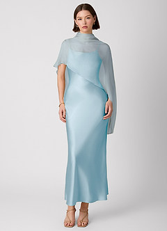 Crystle Maxi Klänning Himmelsblå image5