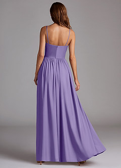Azazie Calianna Bridesmaid Dresses Tahiti A-Line Off the Shoulder Stretch Satin Convertible Dress image4