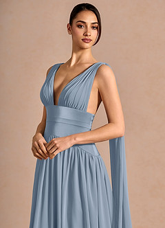 Glynelle Albastru Pudră Rochie maxi image5