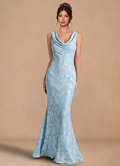 Abito Lungo Azzurro Galenia image4