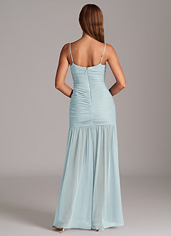 Azazie Aimie Abiti da Damigella Abito Sirena in Maglia Nebbia image6