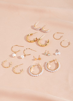 front Modern Earring Set
