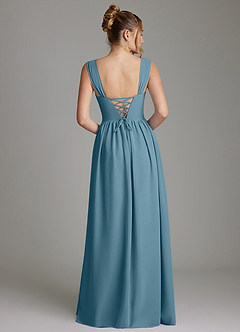 Azazie Caterina Bridesmaid Dresses Bermuda A-Line Corset Chiffon Dress image6