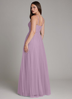 Azazie Teagan Bridesmaid Dresses Wisteria A-Line Sweetheart Neckline Tulle Dress image5