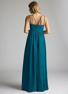 Azazie Emree Abiti da damigella d'onore premaman Abito A-Line Chiffon Floor-Length image4