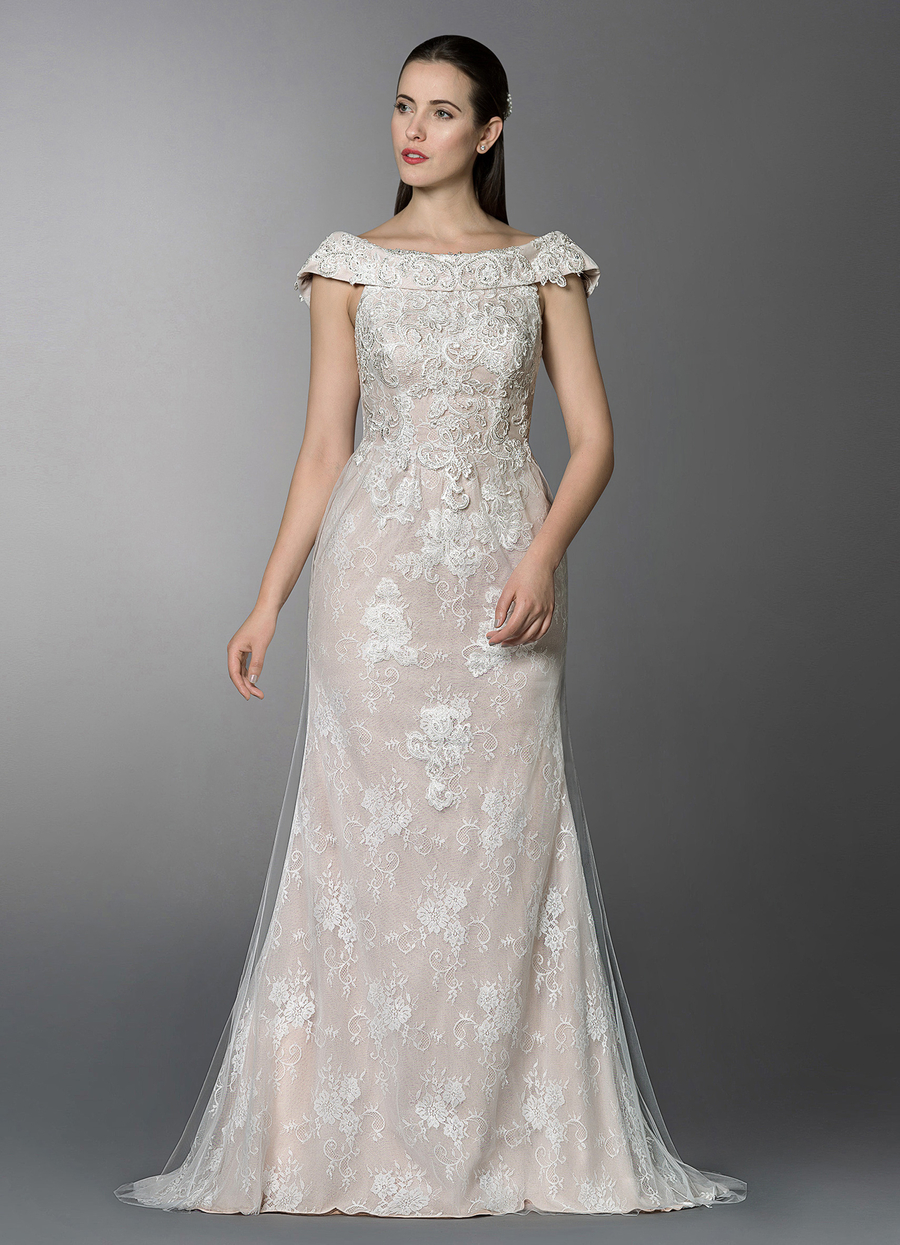 Boatneck Wedding Dresses - Bridal Gowns | Azazie