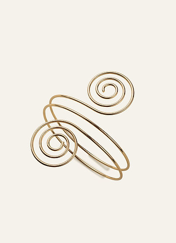 front Spiral Wrap Arm Cuff