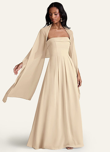 white christmas dresses Elise Champagne main image 0