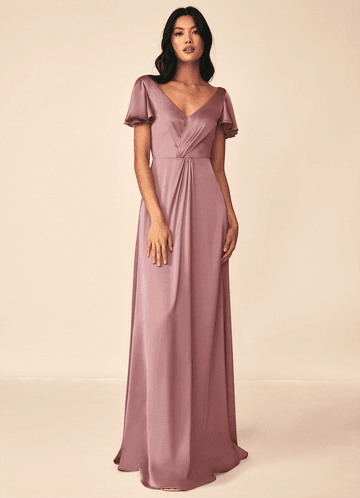 high low lace bridesmaid dresses Off the Shoulder Tea Length Wedding Dresses Lace High Low Wedding Dress AWD1074 main image 1