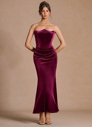 Quindra Wine Maxi Dress image1
