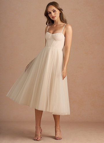 Bree Cream Midi Dress image1