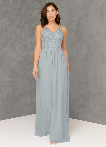 grey beaded bridesmaid dresses