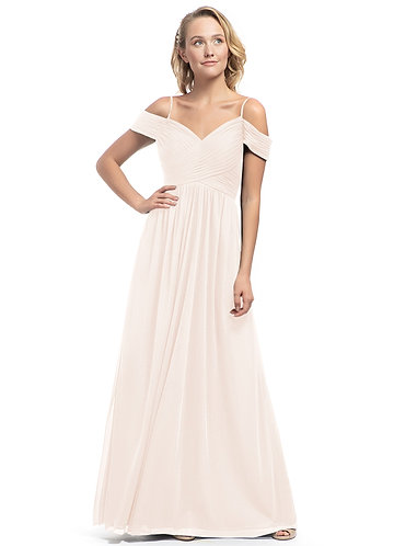 quartz color bridesmaid dress