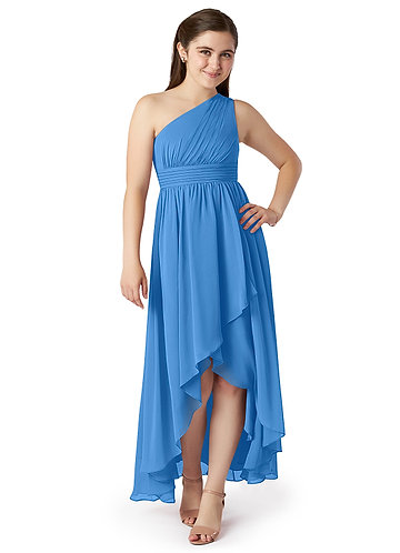 One Shoulder Junior Bridesmaid Dresses Azazie